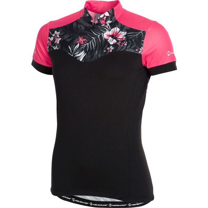 Nakamura HAWAII JERSEY, ženska majica za biciklizma, crna | Intersport