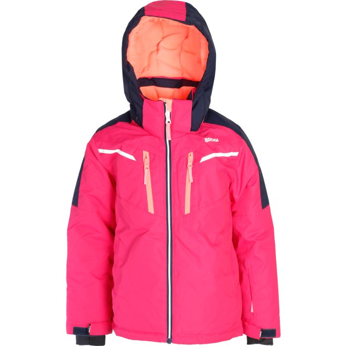 Brugi YS1X, dječja skijaška jakna, roza | Intersport