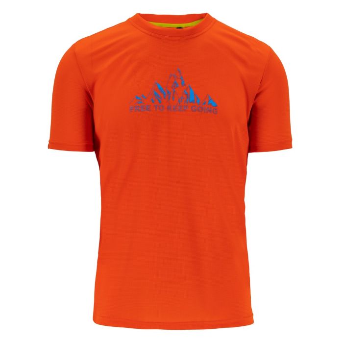 Karpos LOMA PRINT JERSEY, muška majica za planinarenje, narančasta |  Intersport