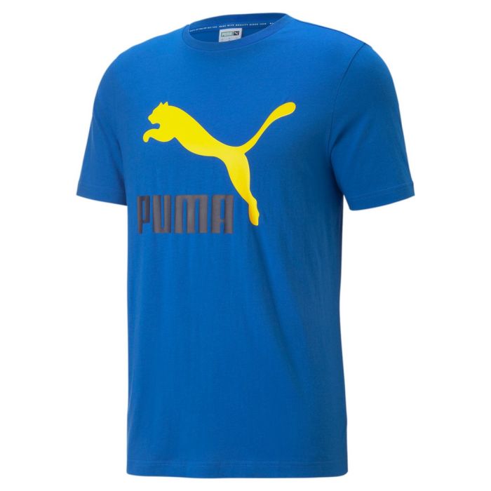 Puma CLASSICS LOGO TEE (S), muška majica, plava | Intersport