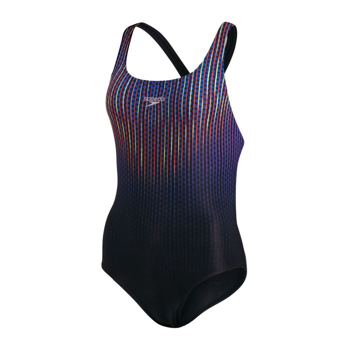 Speedo PLMT DIGI PBCK AF, ženski kupaći kostim jednodjelni, crna |  Intersport