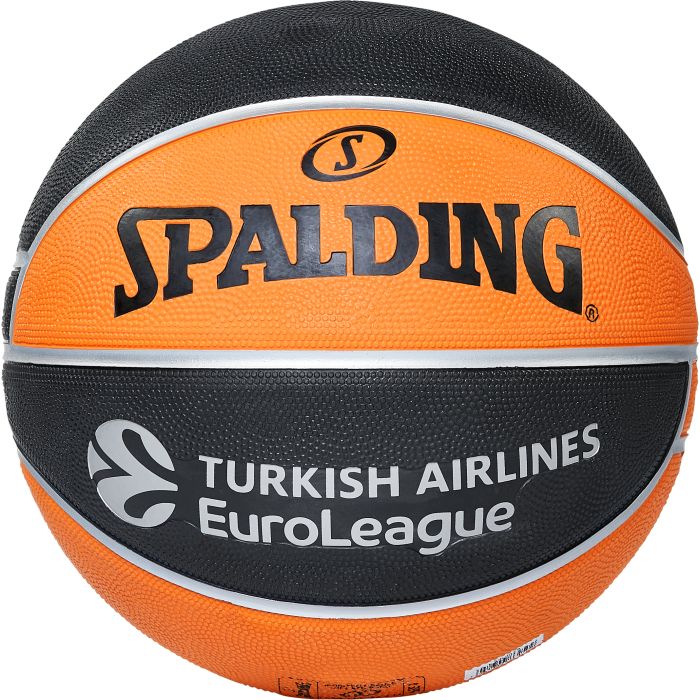 Spalding EUROLEAGUE TF150 OUTDOOR, košarkaška lopta, crna | Intersport