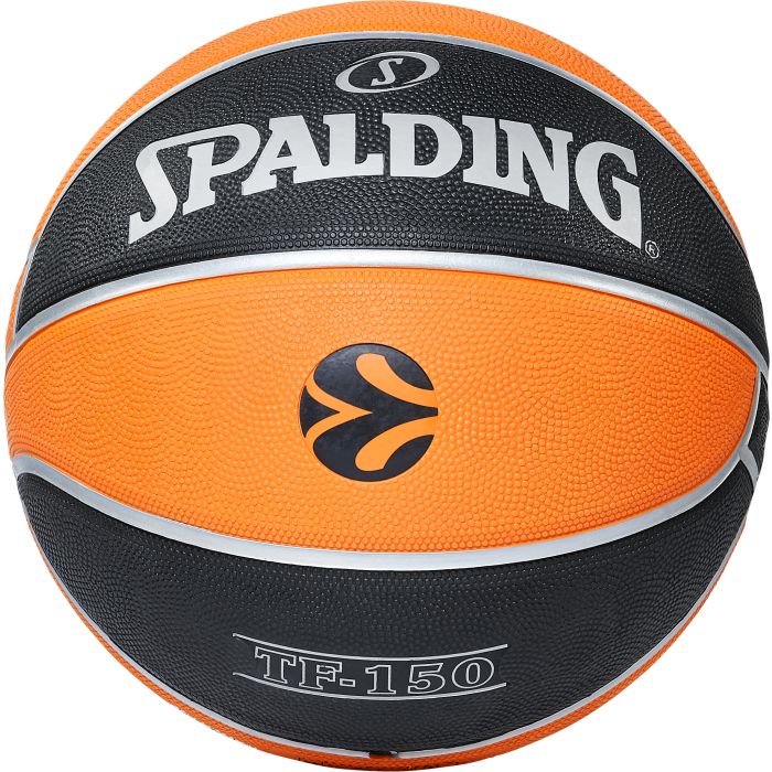Spalding EUROLEAGUE TF150 OUTDOOR, košarkaška lopta, crna | Intersport