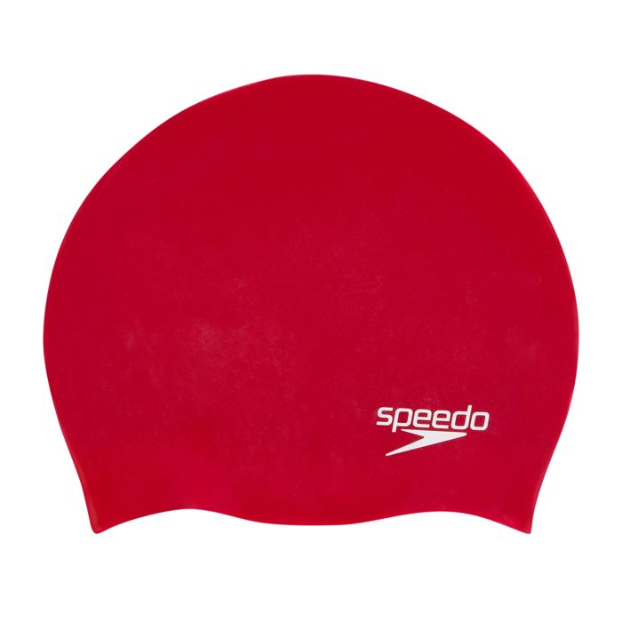 Speedo MOULD SILC CAP JU, dječja kapa za plivanje, crvena | Intersport