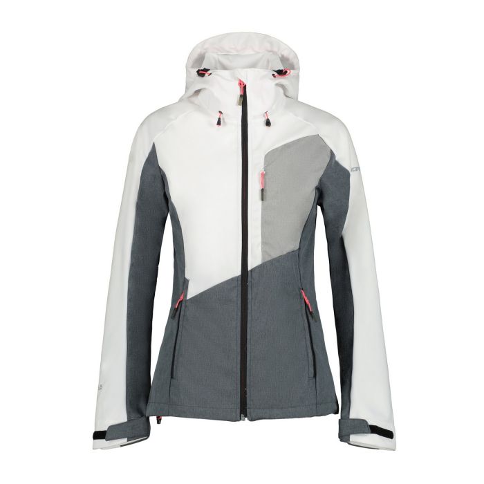 Icepeak BRADENTON, ženska jakna za planinarenje, bijela | Intersport