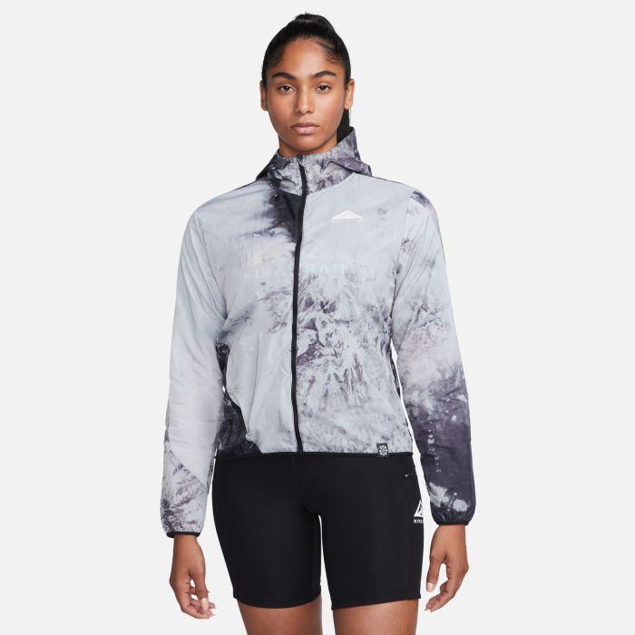 Nike W NK TRAIL REPEL JKT, ženska jakna za trčanje, siva | Intersport