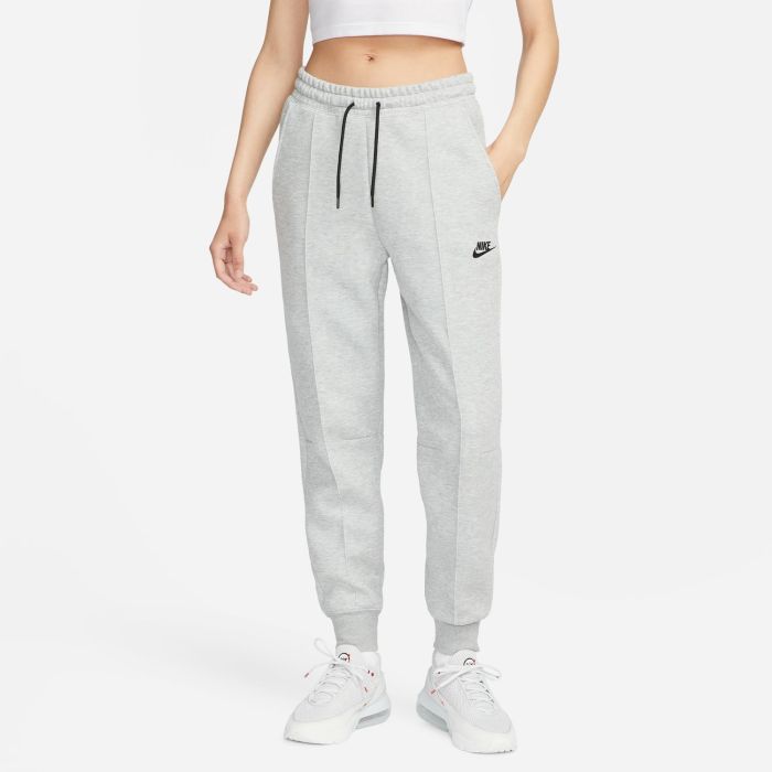 Nike W NSW TCH FLC MR JGGR, ženske hlače, siva | Intersport