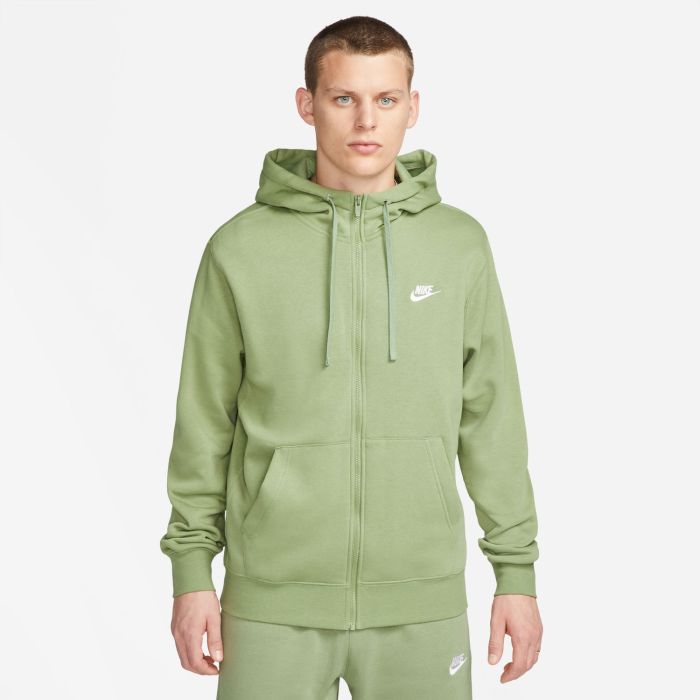Nike M NSW CLUB HOODIE FZ BB, muška majica, zelena | Intersport