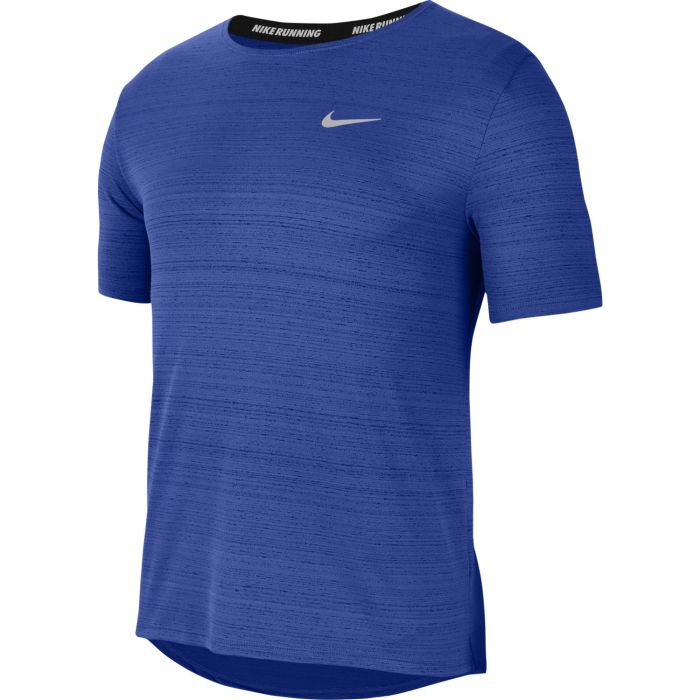 Nike M NK DF MILER TOP SS, muška majica za trčanje, plava | Intersport