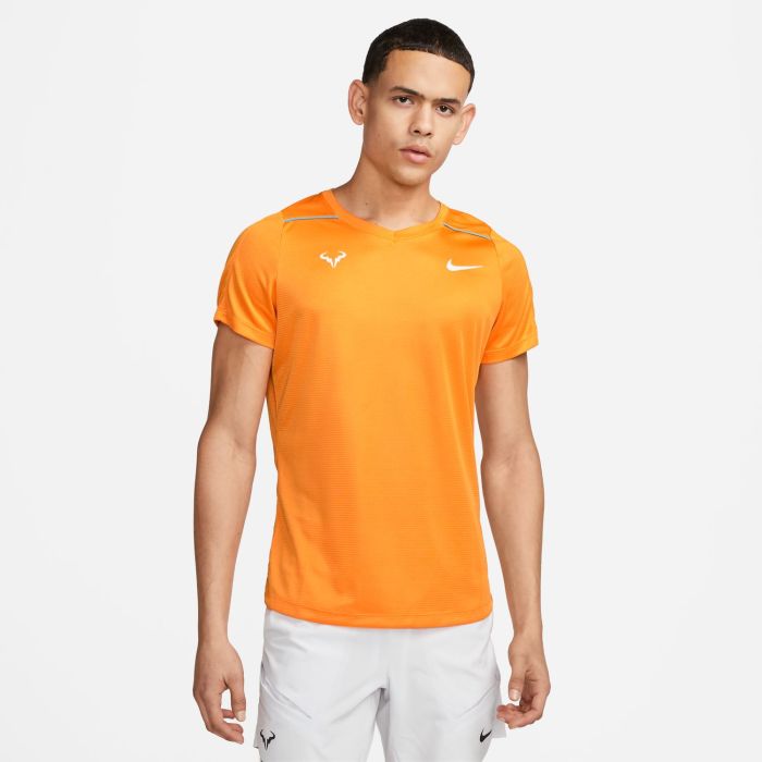Nike RAFA M NKCT DF CHLLNGR TOP SS, muška majica za tenis, narančasta |  Intersport