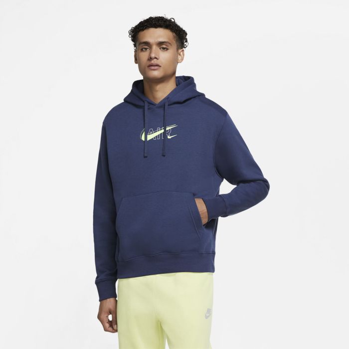 Nike M NSW HOODIE PO AIR PRNT PACK, muški pulover, plava | Intersport