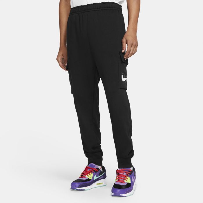 Nike M NSW PANT CARGO AIR PRNT PACK, muške hlače, crna | Intersport