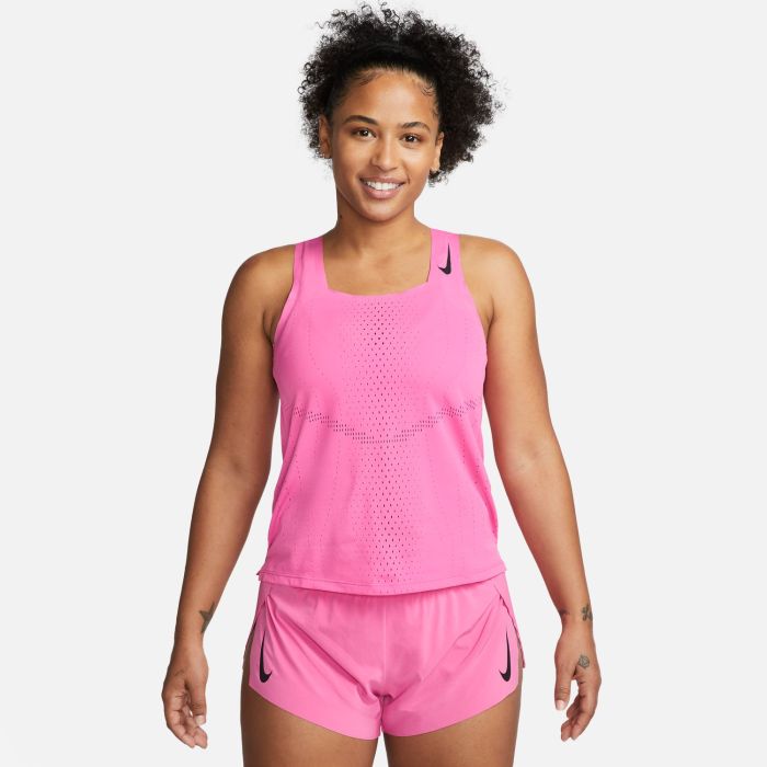 Nike W NK DFADV AROSWFT SINGLET, ženska majica za trčanje, roza | Intersport