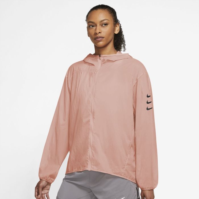 Nike W W NK RUN DVN PKBL JKT, ženska jakna za trčanje, roza | Intersport