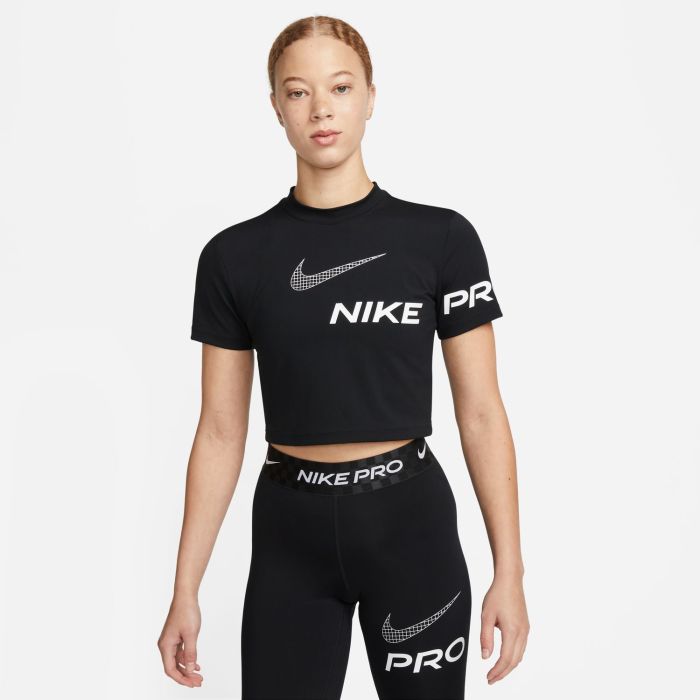 Nike W NP DF GRX SS CROP TOP, majica, crna | Intersport