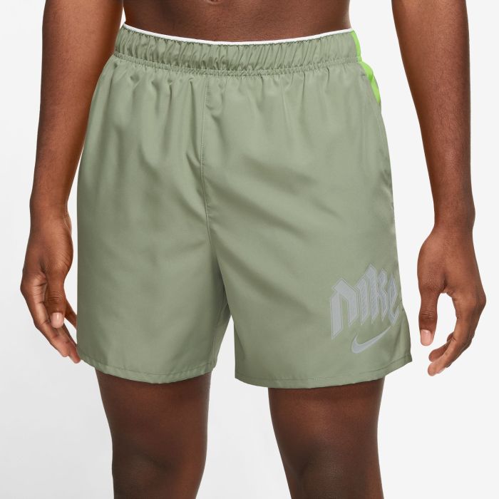 Nike M NK DF RN DVN CHLNGR 5BF SHRT, muške kratke hlače za trčanje, zelena  | Intersport