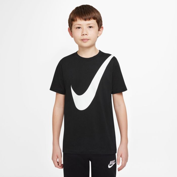 Nike B NSW TEE SWOOSH, dječja majica, crna | Intersport