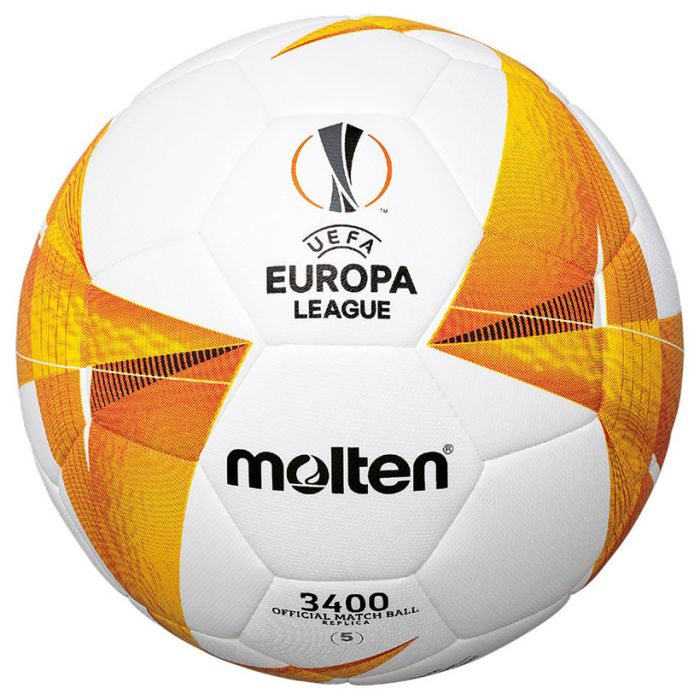 Molten UEFA EUROPA LEAGUE 2022/23 REPLICA BALL, nogometna lopta, zlatna |  Intersport