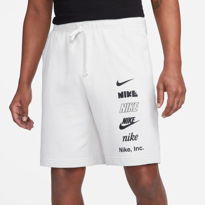 Nike M NK CLUB+ FT SHORT MLOGO, muške hlače, bijela | Intersport
