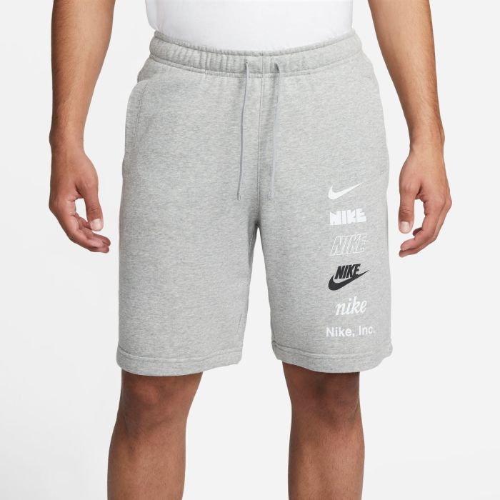 Nike M NK CLUB+ FT SHORT MLOGO, muške hlače, siva | Intersport