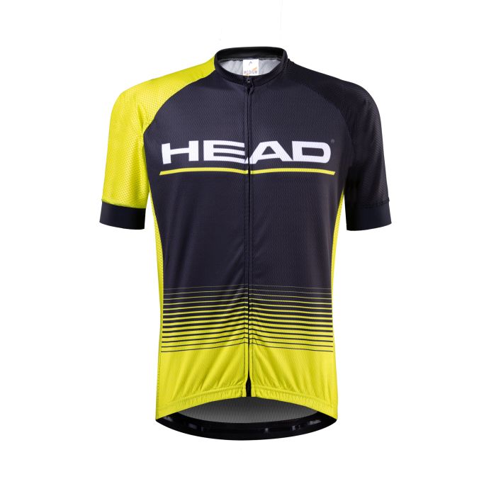 Head MEN JERSEY TEAM, muška majica za biciklizam, crna | Intersport
