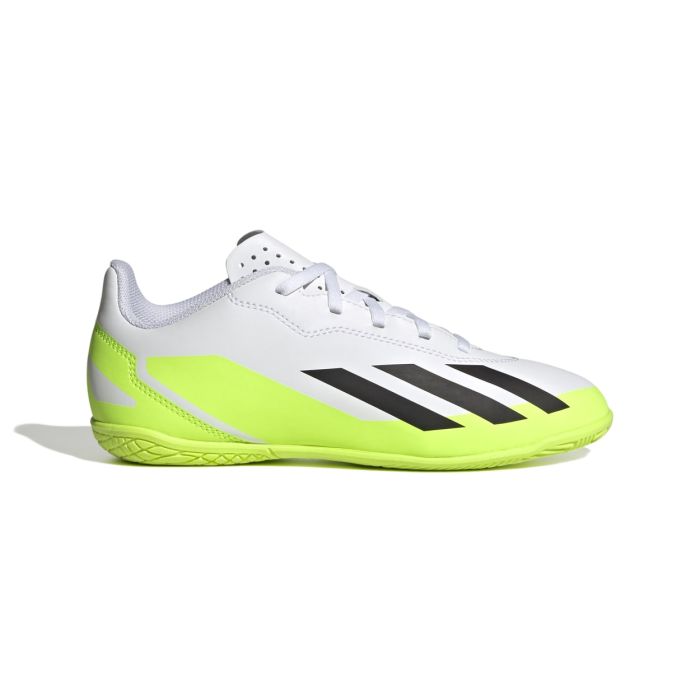 Adidas X CRAZYFAST.4 IN J, dječje tenisice za nogomet, bijela | Intersport