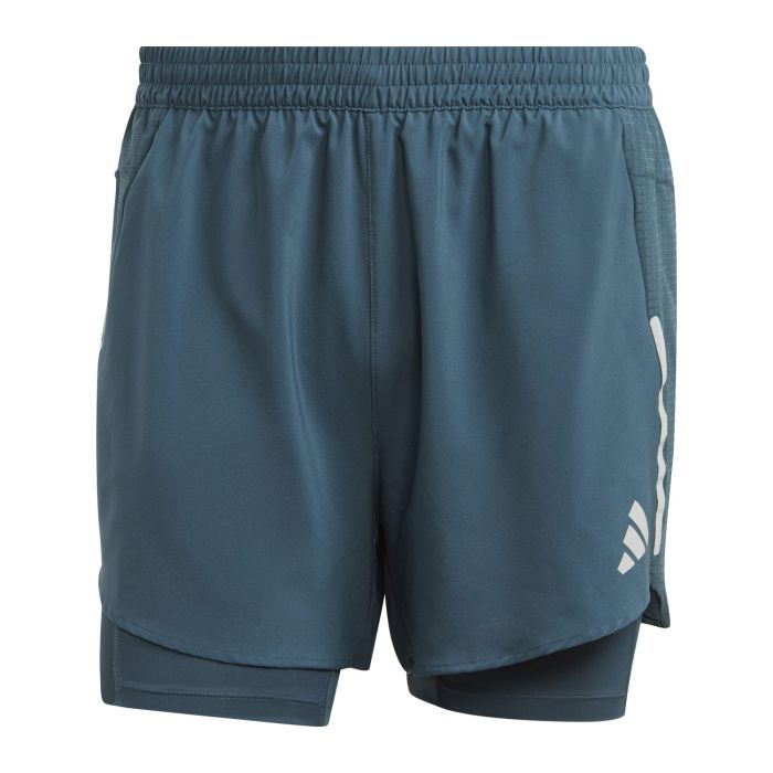 Adidas D4R SHORT 2IN1, muške kratke hlače za trčanje, zelena | Intersport