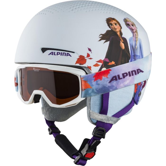 Alpina ZUPO DISNEY SET, dječja skijaška kaciga, bijela | Intersport
