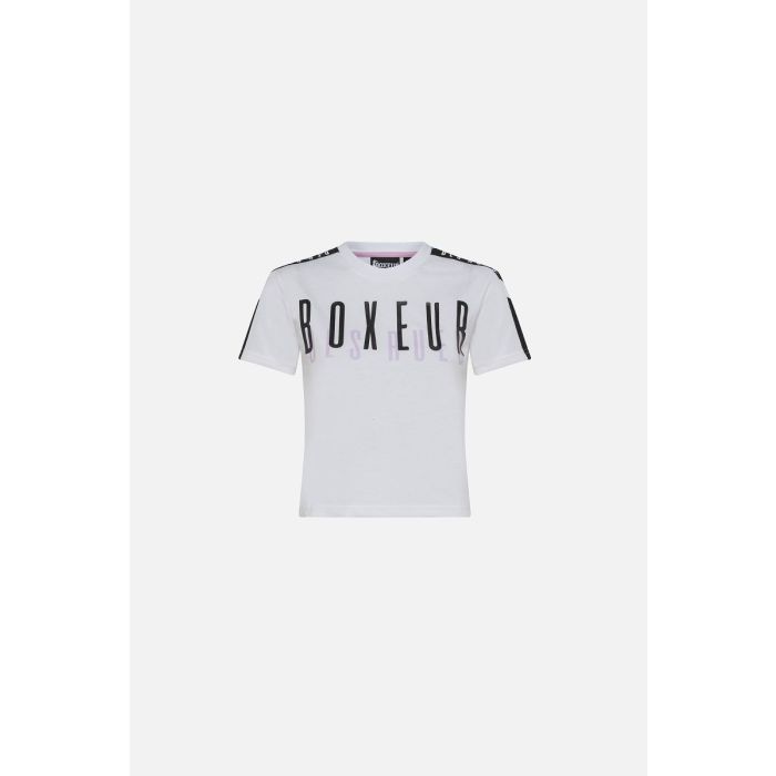 Boxeur LADY CROP ROUND NECK T-SHIRT, majica, bijela | Intersport