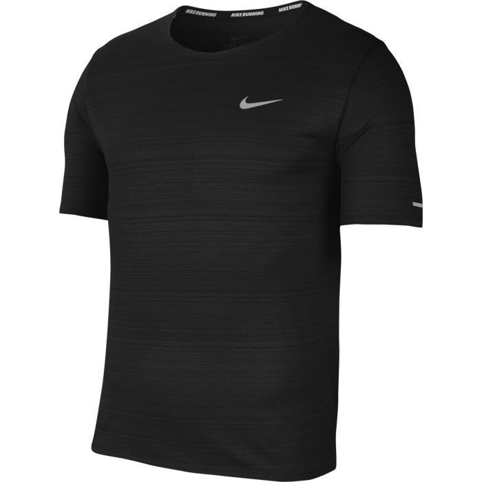 Nike M NK DF MILER TOP SS, muška majica za trčanje, crna | Intersport