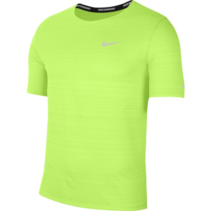 Nike DRI-FIT MILER RUNNING TOP, muška majica za trčanje, zelena | Intersport