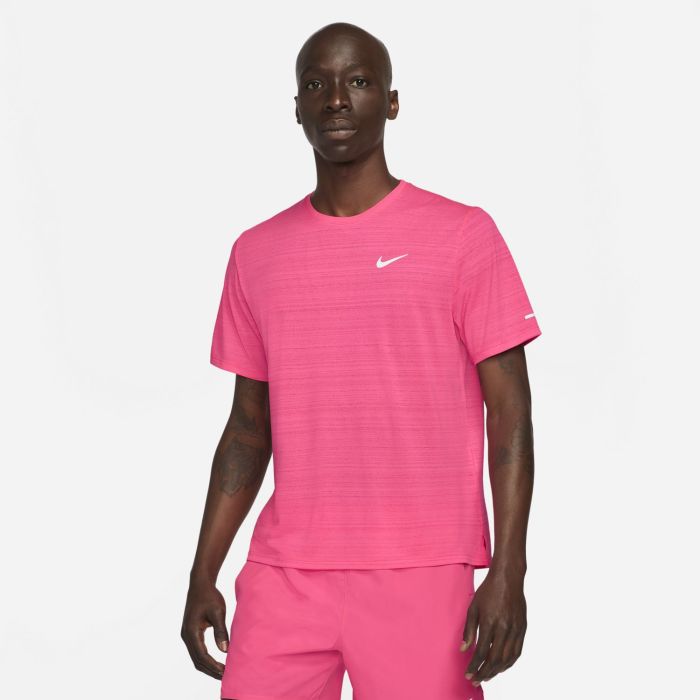 Nike DRI-FIT MILER RUNNING TOP, muška majica za trčanje, roza | Intersport