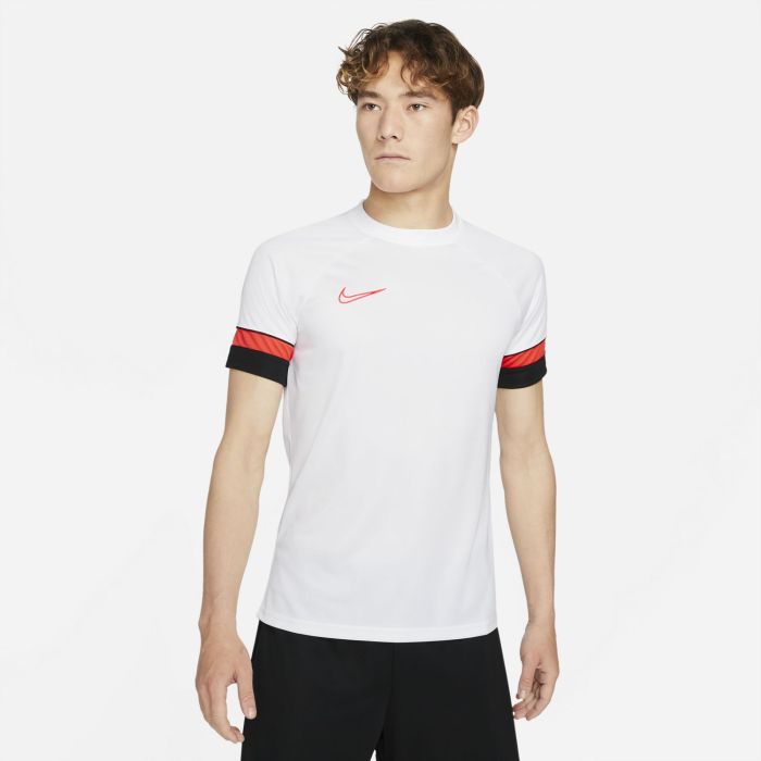 Nike DRI-FIT ACADEMY SHORT-SLEEVE SOCCER TOP, muški nogometni dres, bijela  | Intersport