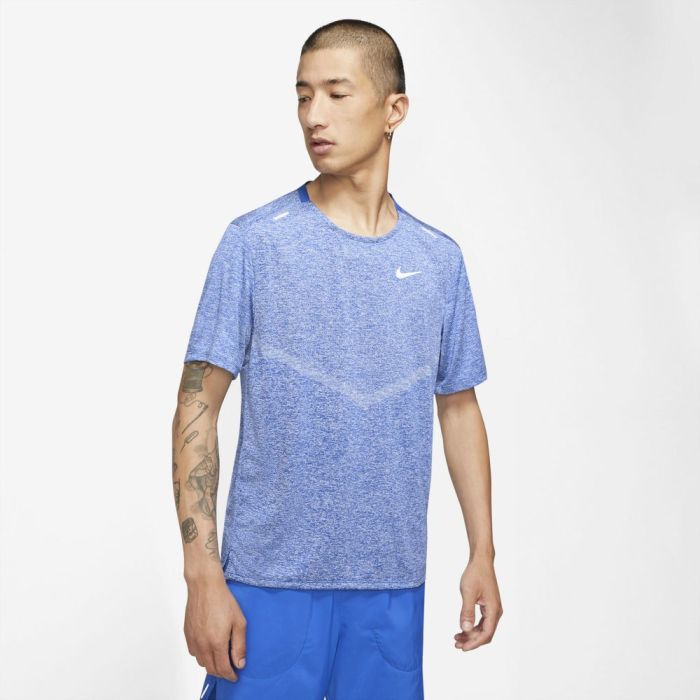 Nike M NK DF RISE 365 SS, muška majica za trčanje, plava | Intersport