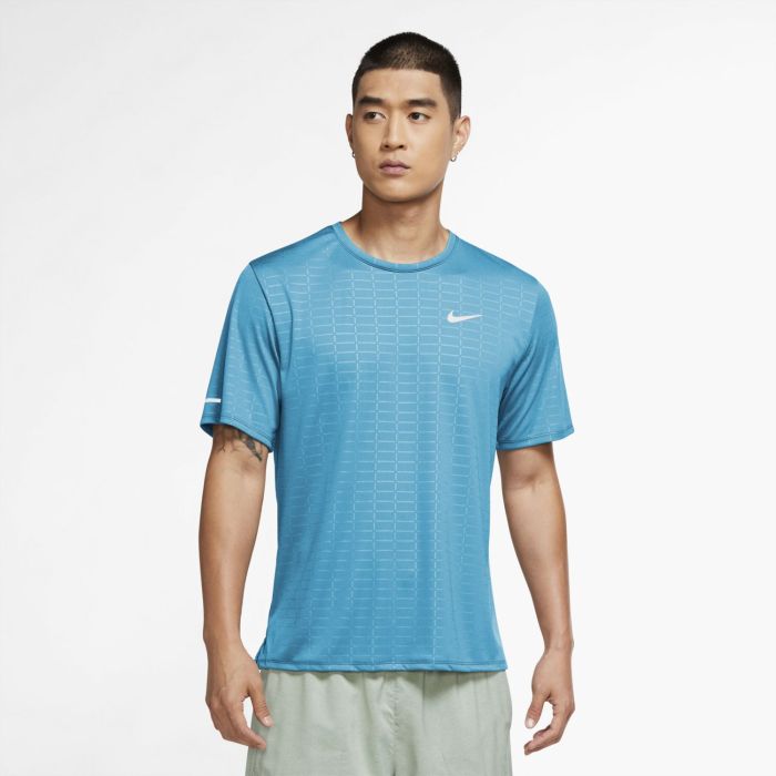 Nike MILER RUN DIVISION SHORT-SLEEVE RUNNING TOP, muška majica za trčanje,  plava | Intersport