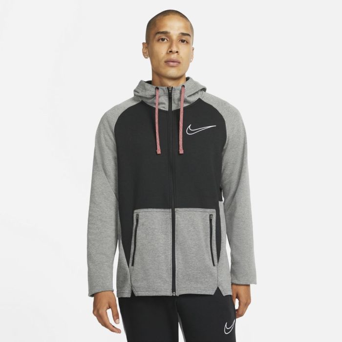 Nike THERMA-FIT FULL-ZIP TRAINING HOODIE, muški pulover, crna | Intersport