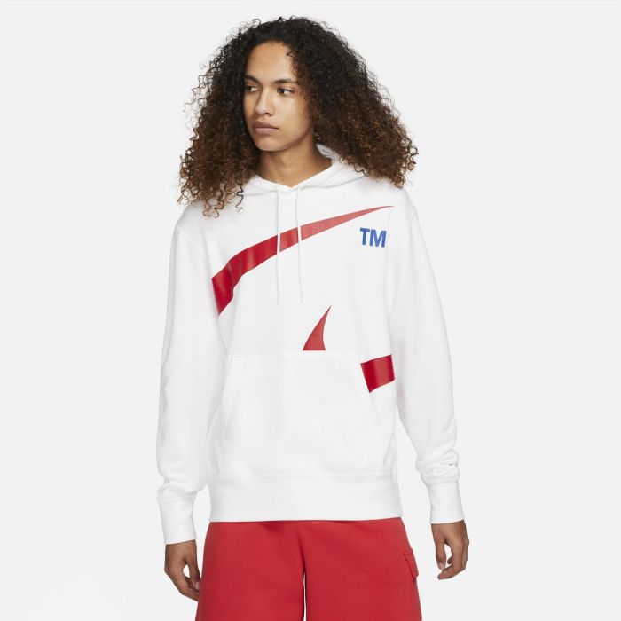Nike SPORTSWEAR SOSH PULLOVER SEMI-BRUSHED BACK HOODIE, muški pulover,  bijela | Intersport