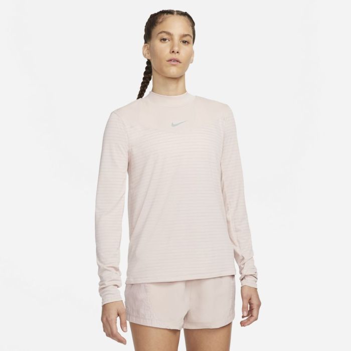 Nike DRI-FIT RUN DIVISION LS RUNNING TOP, ženska majica za trčanje, roza |  Intersport