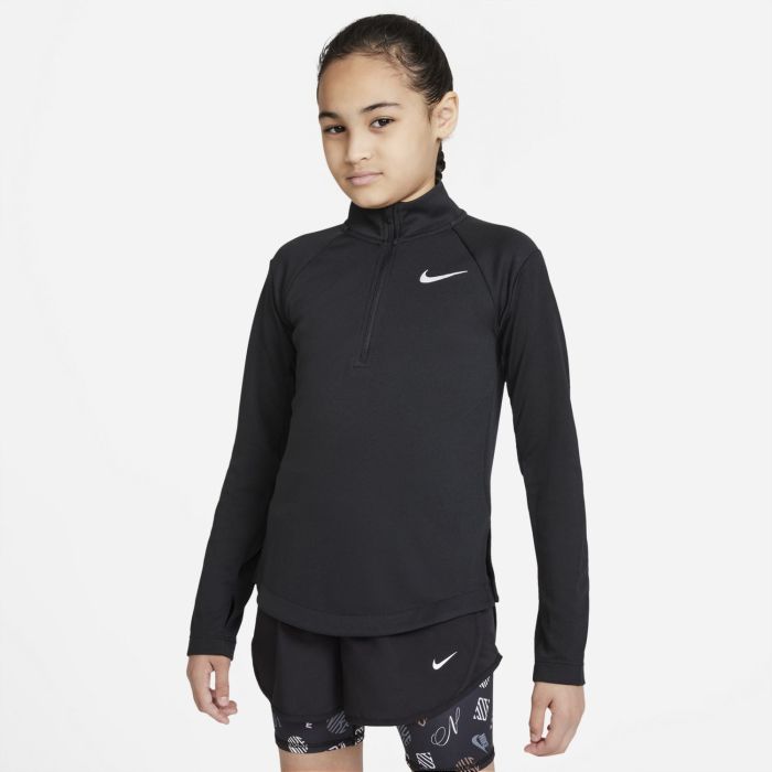 Nike DRI-FIT LONG-SLEEVE RUNNING TOP, majica, crna | Intersport