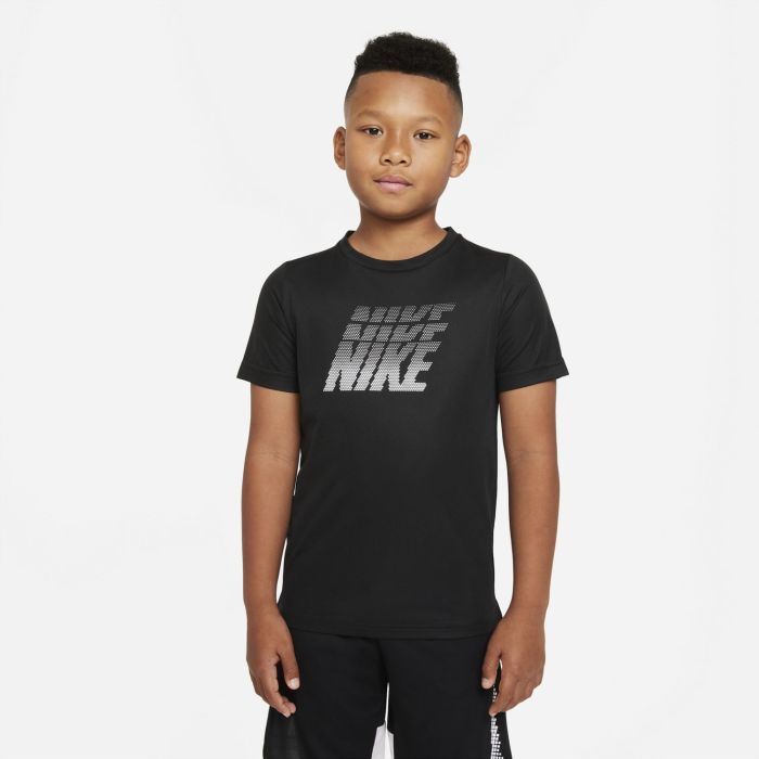 Nike DRI-FIT GRAPHIC TRAINING TOP, dječja majica, crna | Intersport