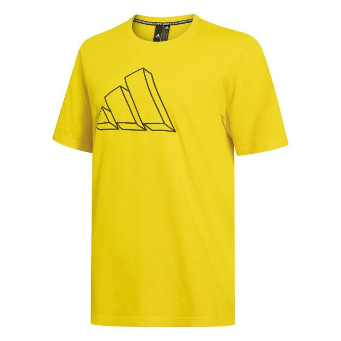 adidas M FI GFX TEE, muška majica, žuta | Intersport