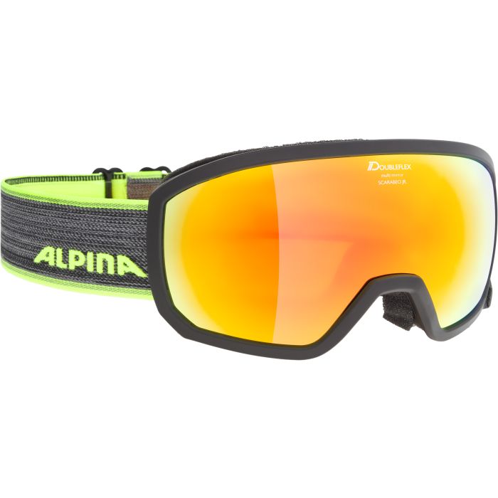 Alpina SCARABEO JR Q-LITE, dječje skijaške naočale, crna | Intersport