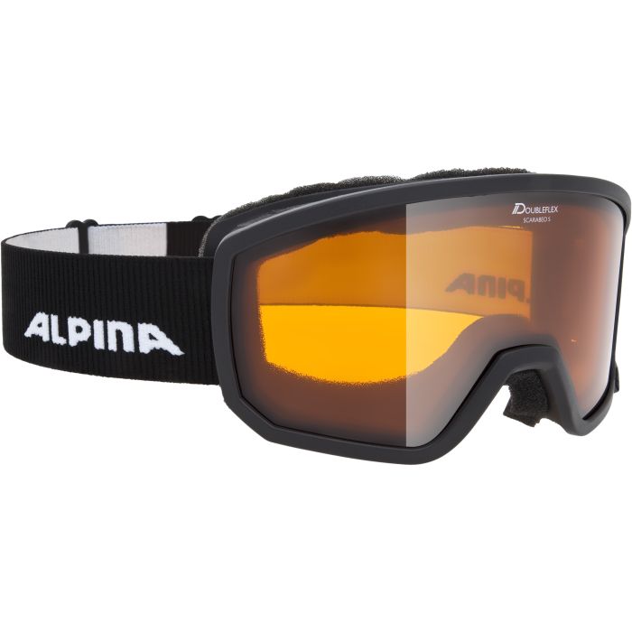 Alpina SCARABEO S, skijaške naočale, crna | Intersport