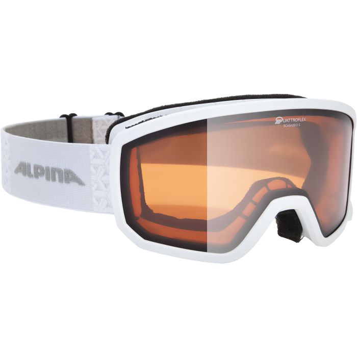 Alpina SCARABEO S Q, skijaške naočale, bijela | Intersport