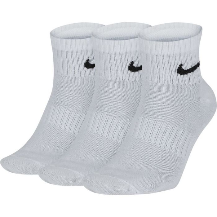 Nike U NK EVERYDAY LTWT ANKLE 3PR, muške čarape za fitnes, bijela |  Intersport