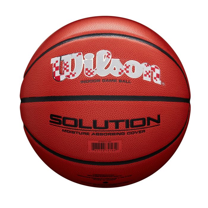 Wilson FIBA SOLUTION HKS CROATIA, košarkaška lopta, narančasta | Intersport