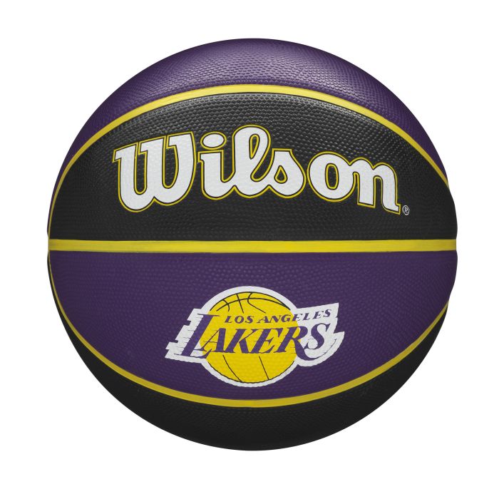 Wilson NBA TEAM TRIBUTE LA LAKERS, košarkaška lopta, ljubičasta | Intersport
