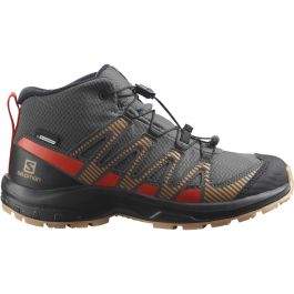 Salomon XA PRO V8 MID CSWP J, dječje cipele za planinarenje, siva |  Intersport