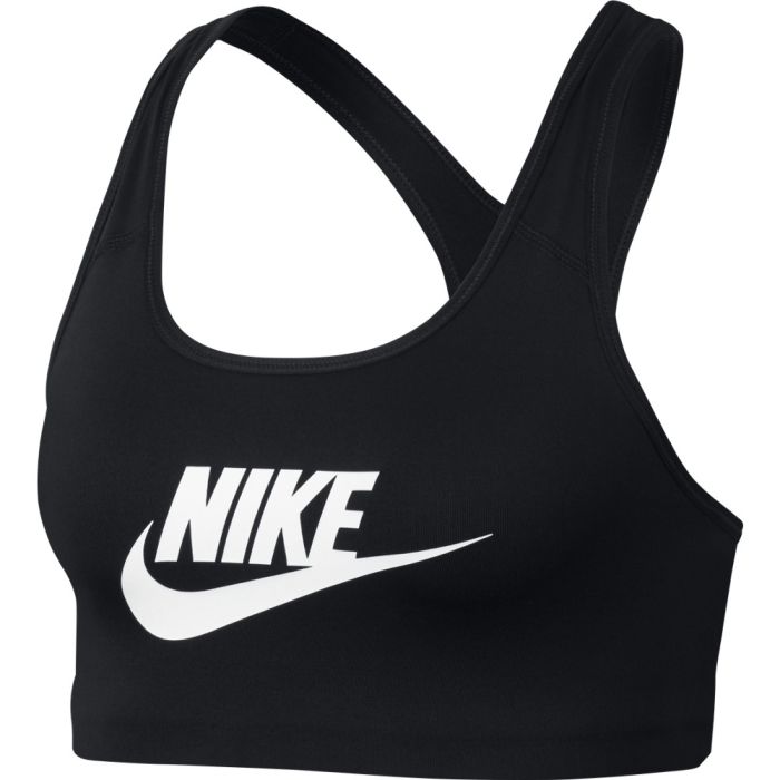 Nike NIKE SWOOSH FUTURA BRA, ženski sportski top, crna | Intersport