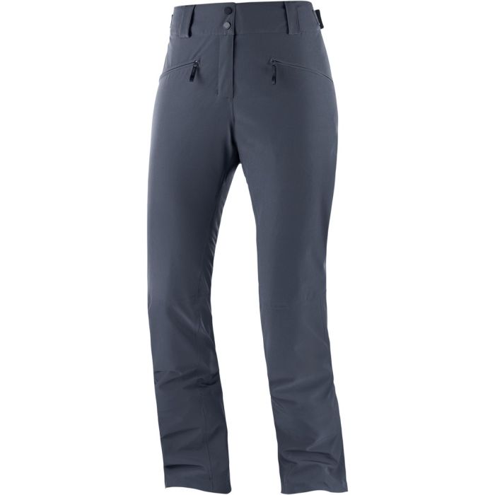 Salomon EDGE PANT W, ženske skijaške hlače, siva | Intersport